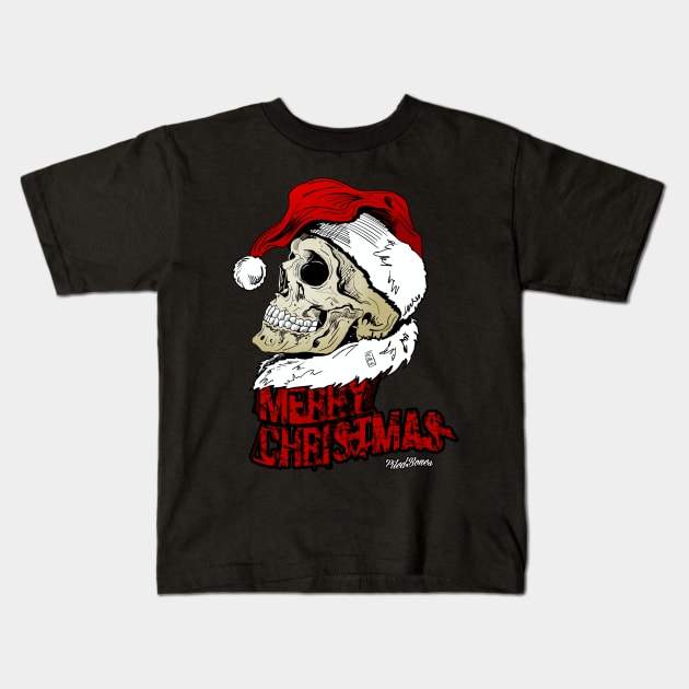 Merry Christmas Kids T-Shirt by LittleBastard